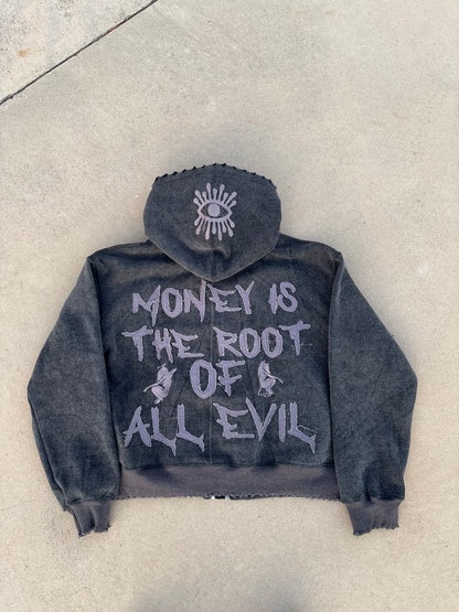“Charcoal” Prophit Zip-Up Jacket